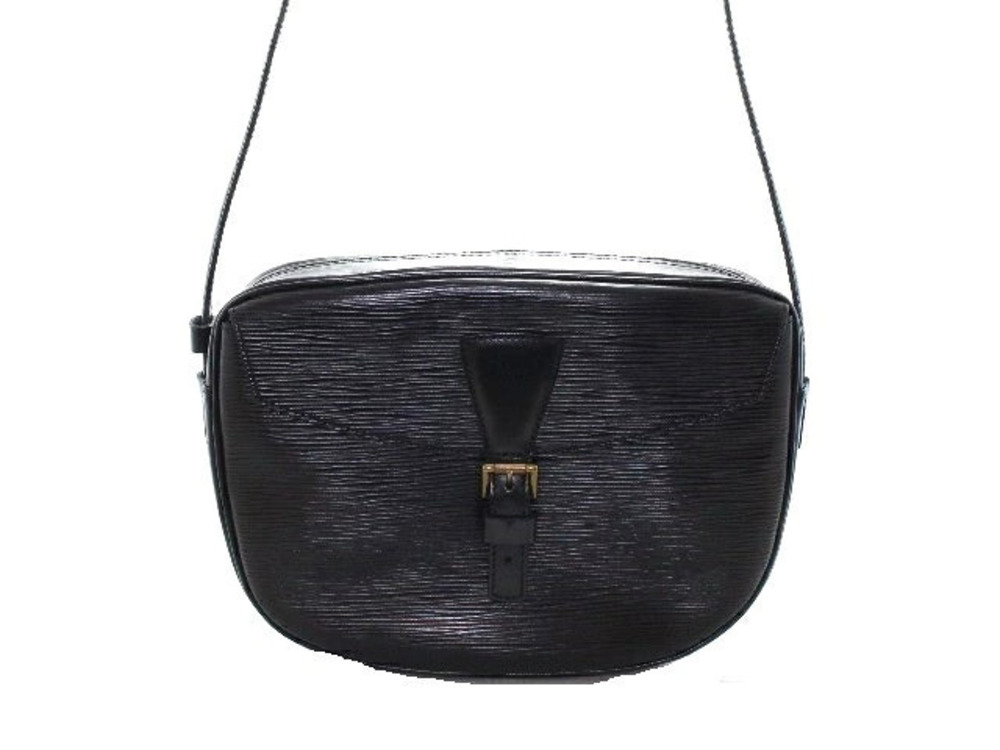 LOUIS VUITTON Jeune Fille Shoulder Bag Epi Noir Black
